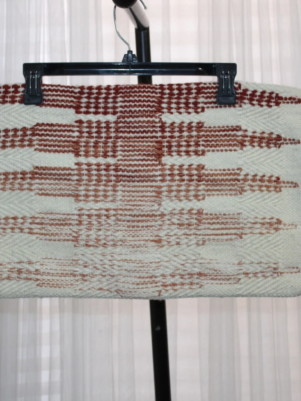 Williams Sonoma Handwoven Geometric Pillow Cover.  Sz. approx.  20